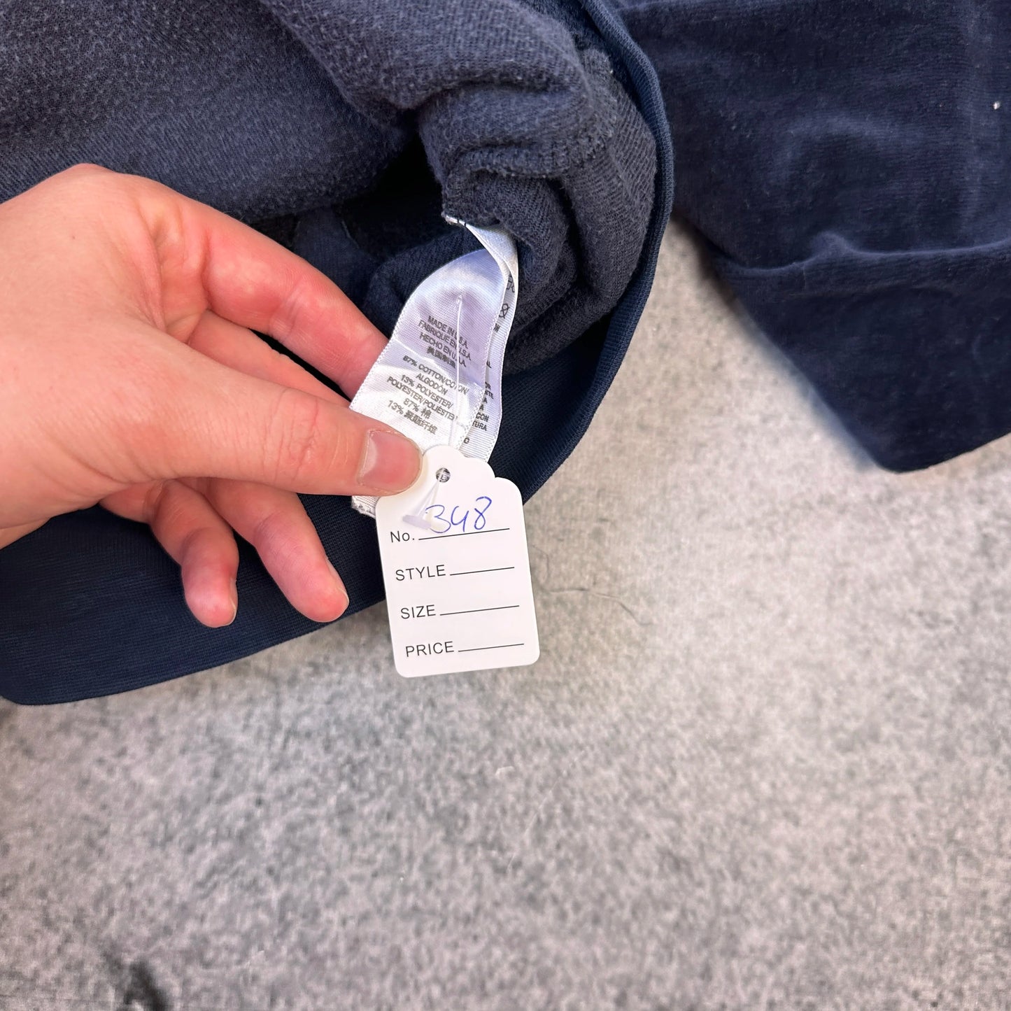 Vintage Juicy Couture Sweatjacke Marineblau (S)