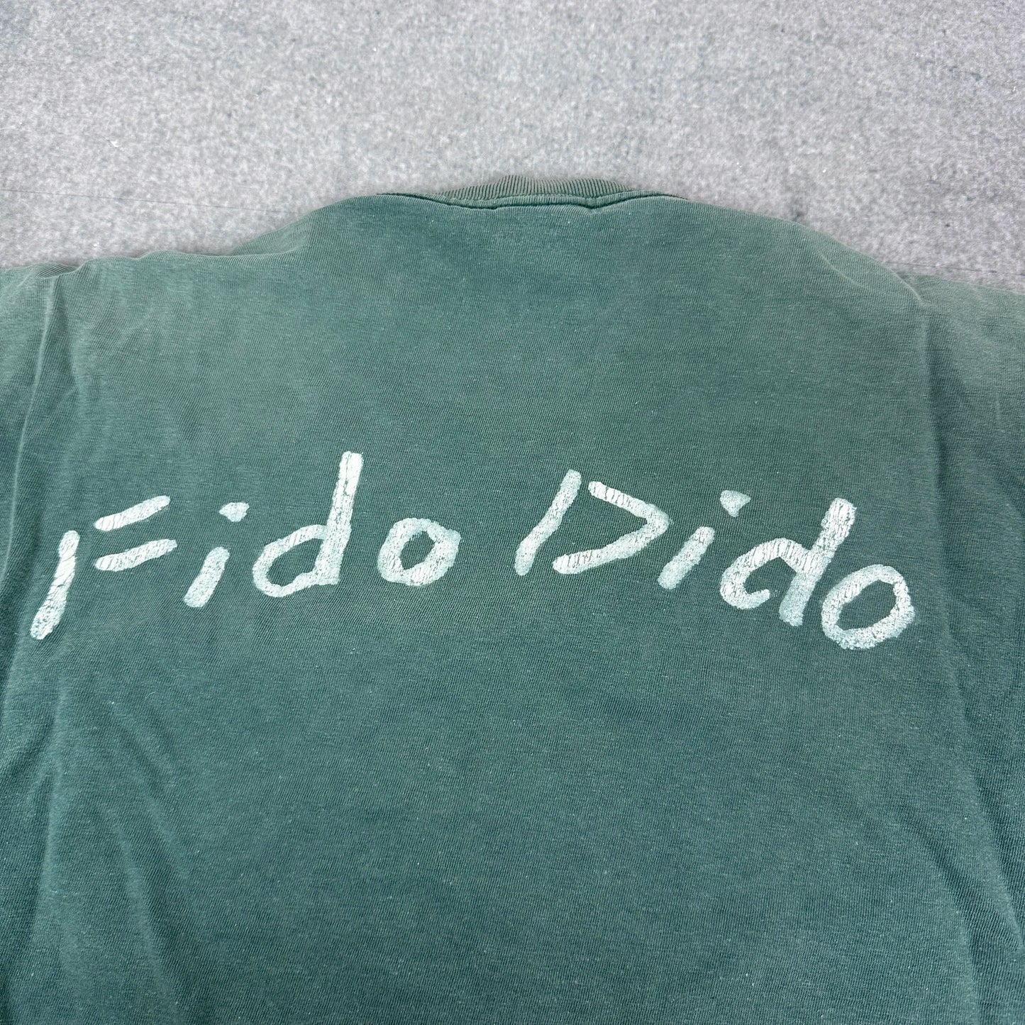 Vintage Design By Ta-ta Fido Dido Cartoon T-Shirt Grün (L)