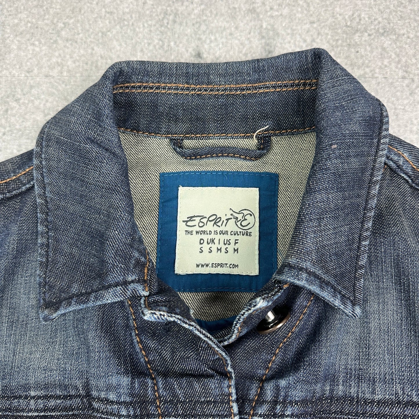 Vintage Esprit Jeansjacke Blau (S)