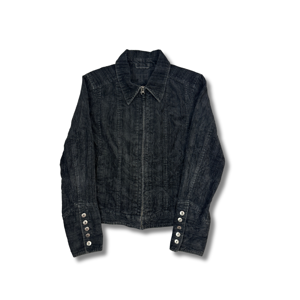Cordjacke Schwarz (S)