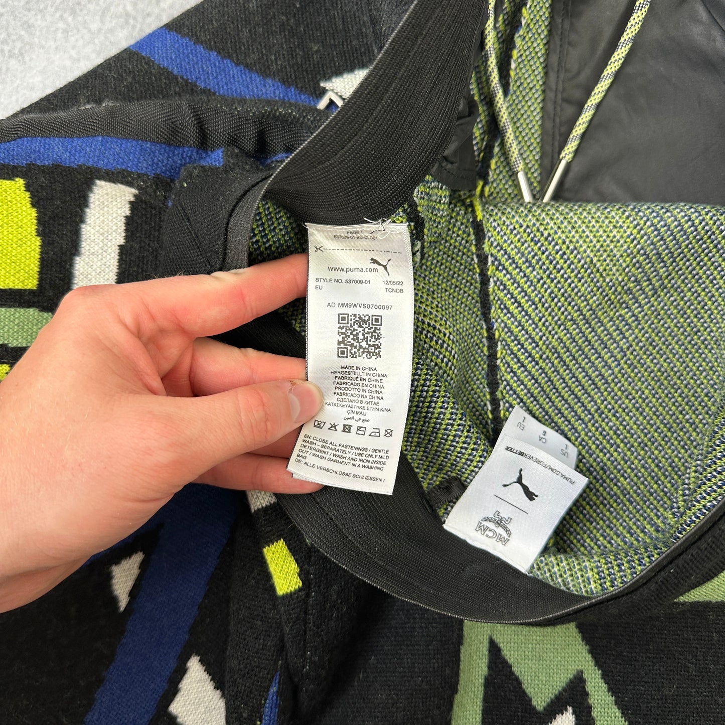 MCM X Puma Shorts All Over Print Schwarz (L)