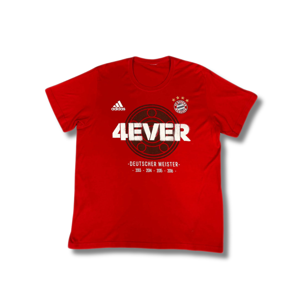 Adidas Bayern München 2016 Meister T-Shirt Rot (L)