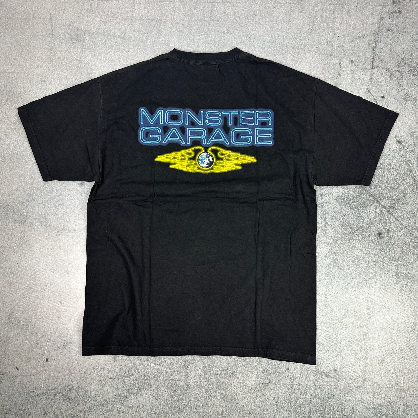 Discovery Channel Store Monster Garage T-Shirt Schwarz (L)