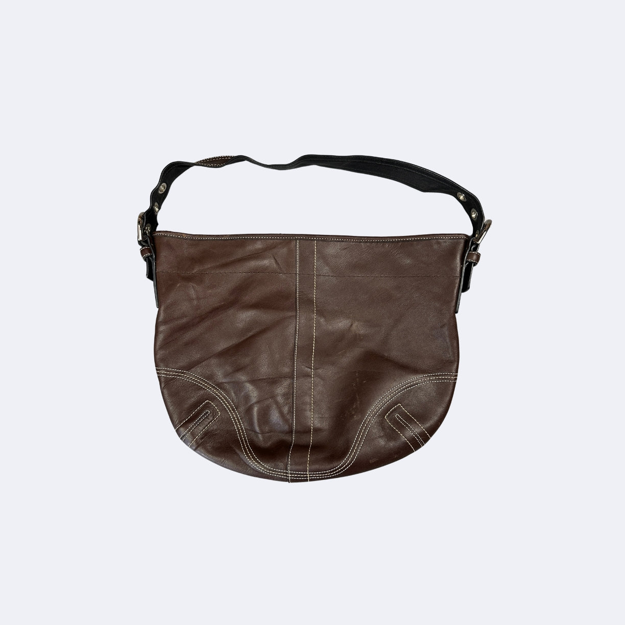 Y2K Coach Vintage Hobo Bag Braun - Echtleder Handtasche