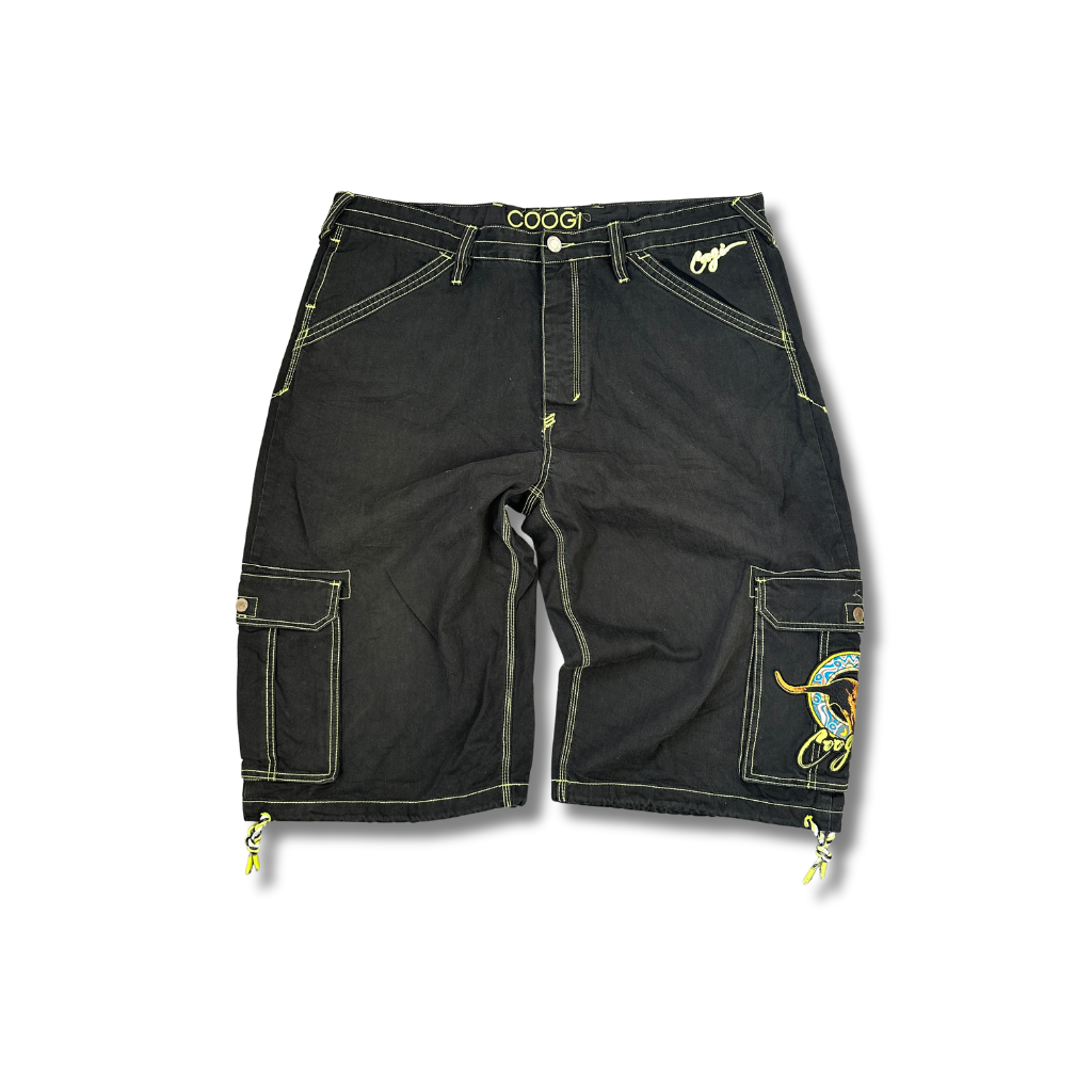Vintage Coogi Baggy Shorts Schwarz (W44)
