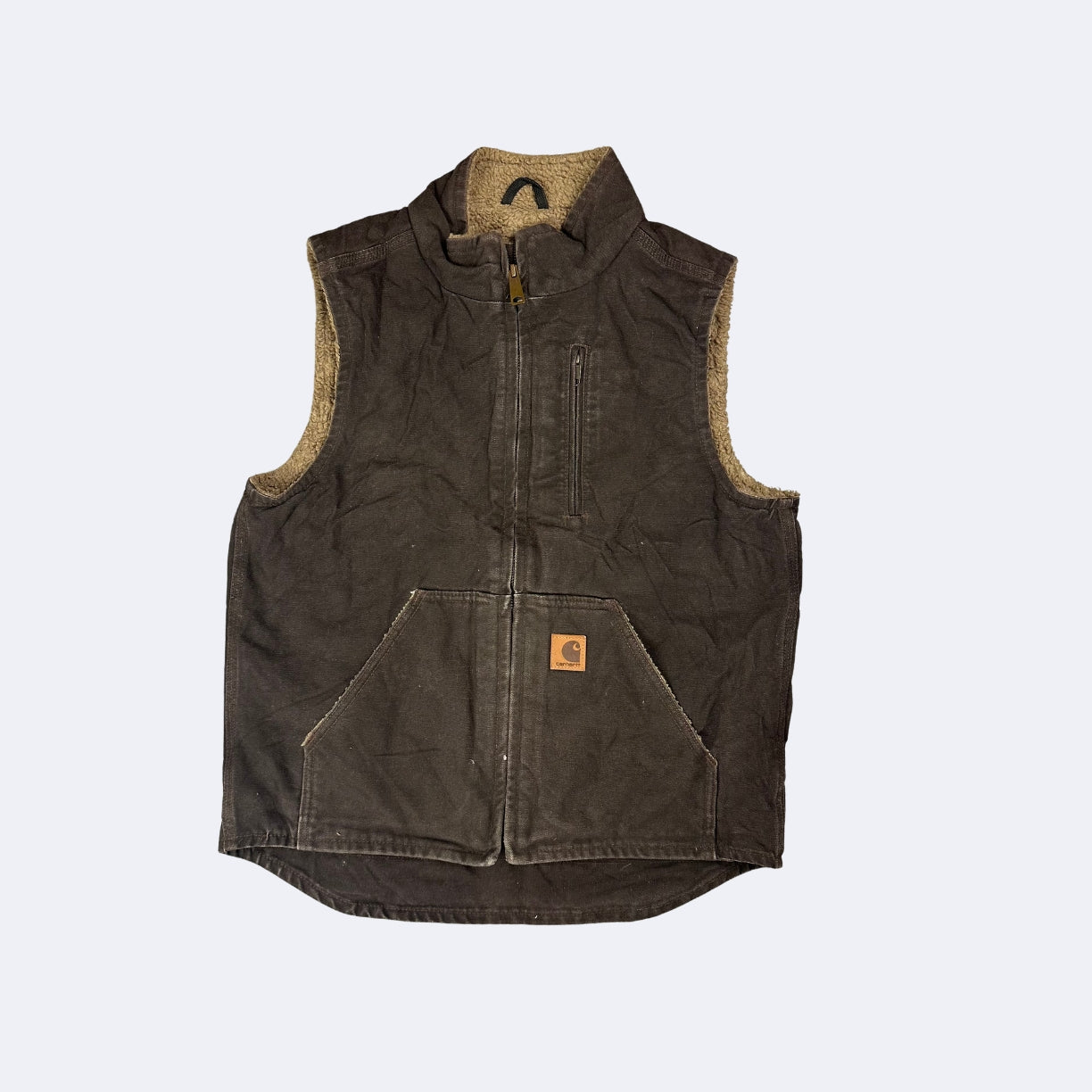 Vintage Carhartt Weste Braun (S)