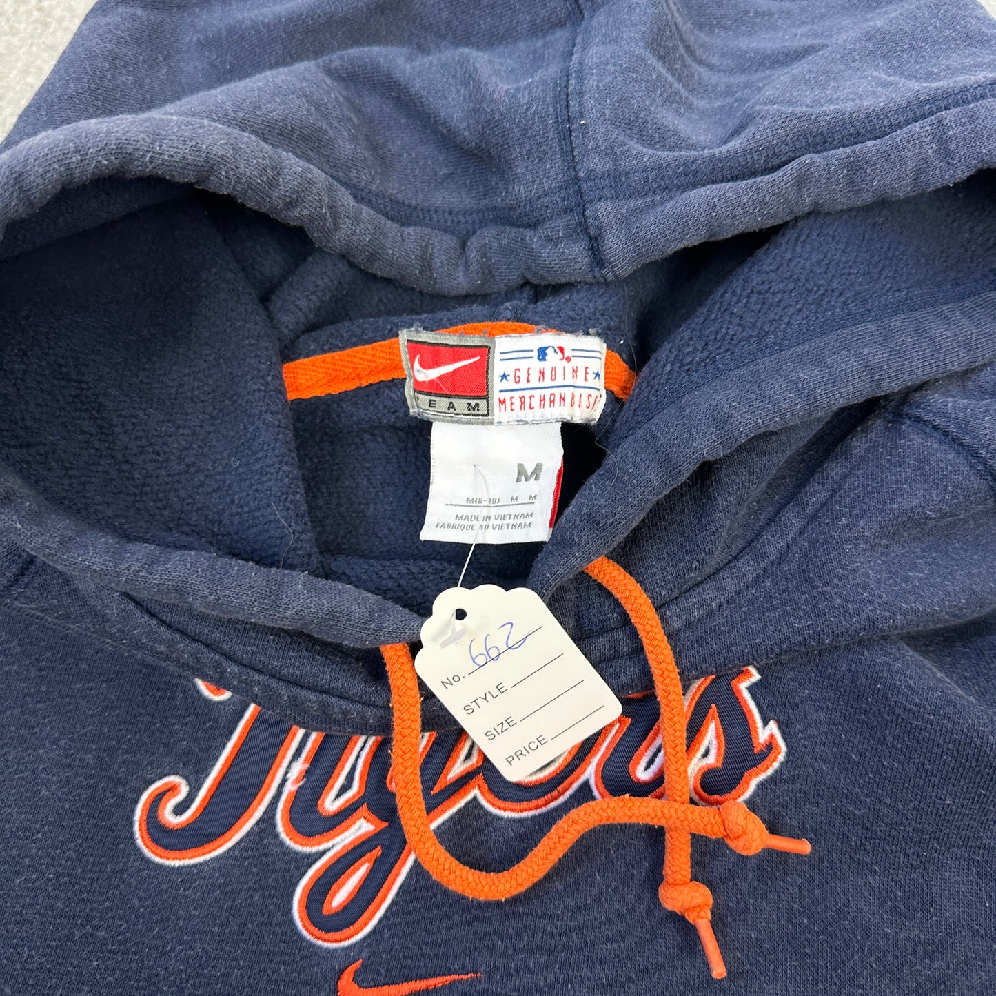 Nike Detroit Tigers Hoodie Marineblau (M)