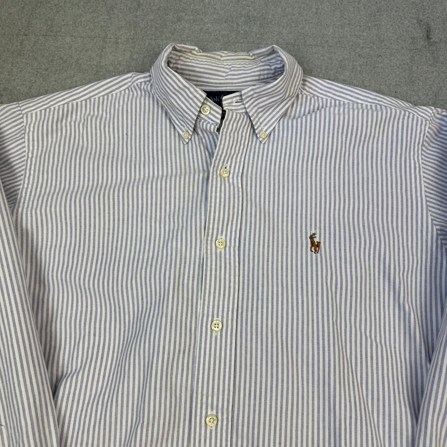 Ralph Lauren Hemd Fliederfarben / Weiß (S)