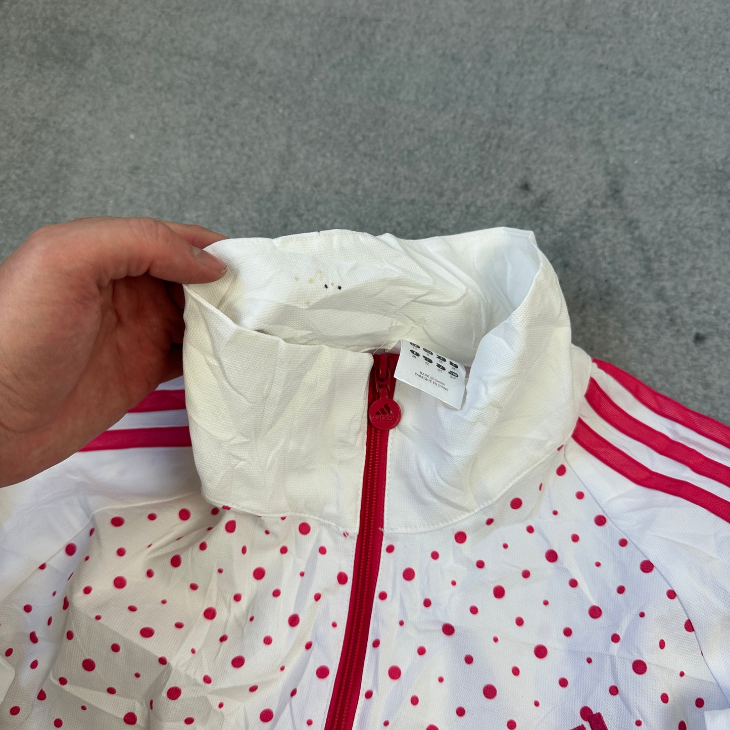 Adidas Trainingsjacke gepunktet (S)