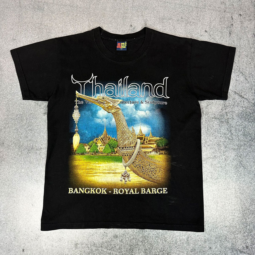 Vintage 90er Jahre Thailand T-Shirt Schwarz (M)