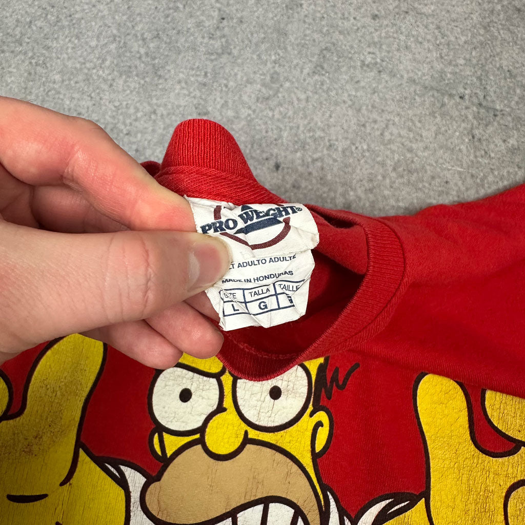 Homer Simpson T-Shirt Rot (L) 2011