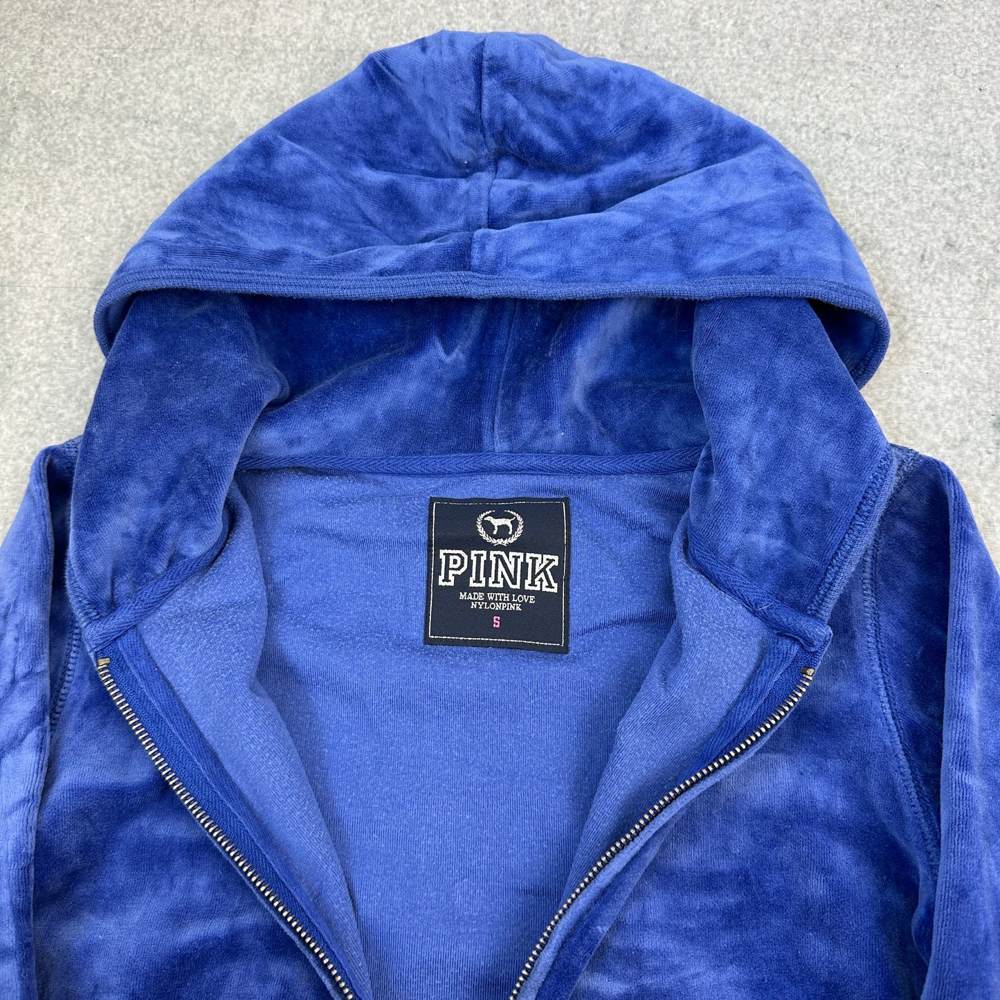 Victroias Secret Pink Hoodie Blau (S)