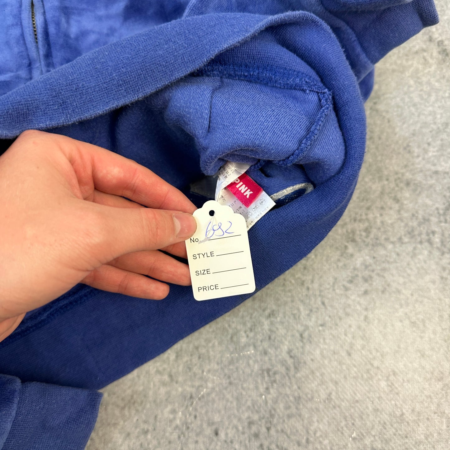 Victroias Secret Pink Hoodie Blau (S)