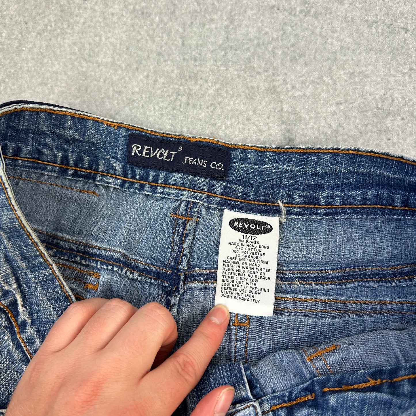 Revolt Jeans Co. Flared Denim Jeans 11/12 (S-M)