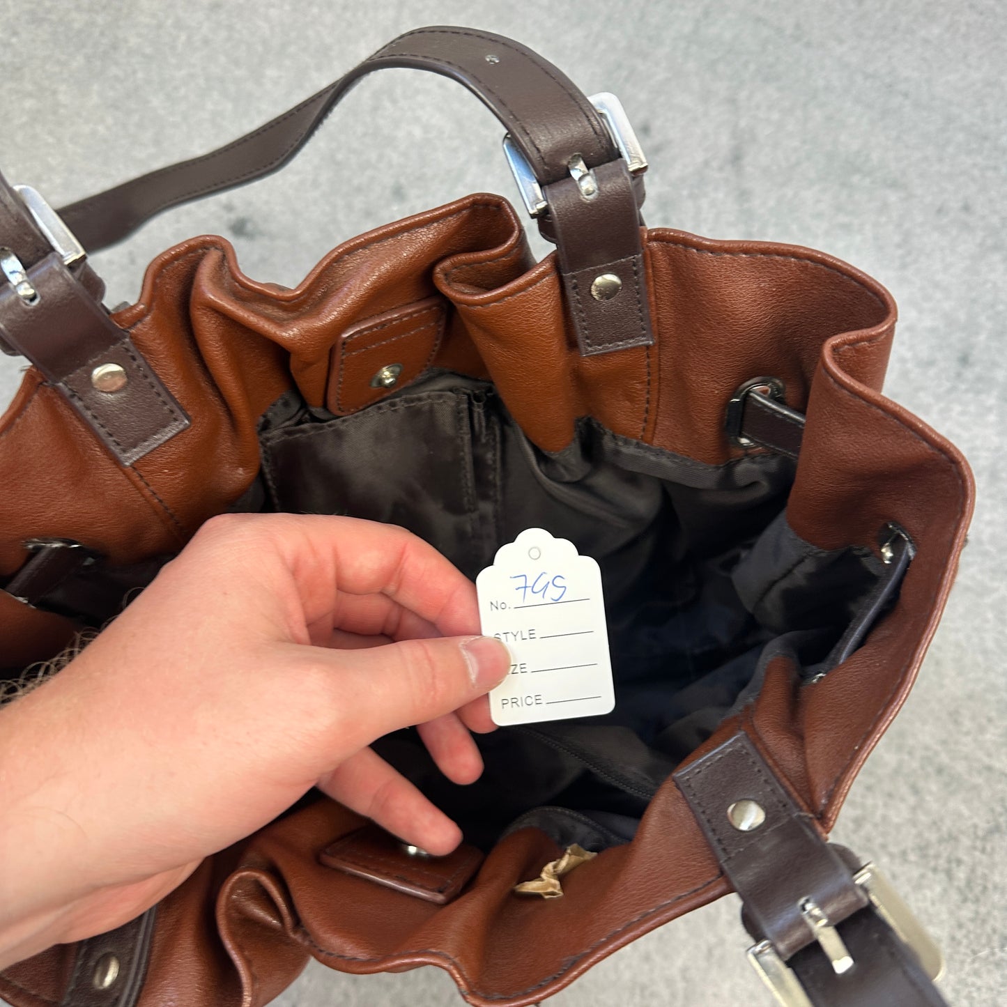 Y2K Style Handtasche Braun