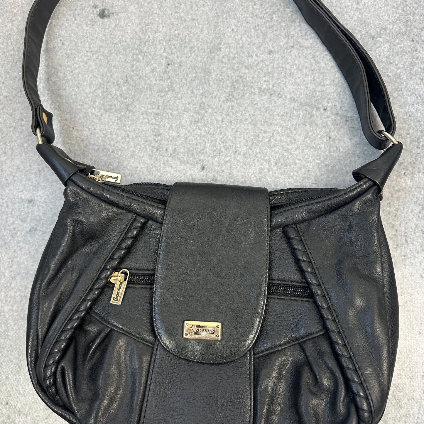 Schwarze Graceland Handtasche