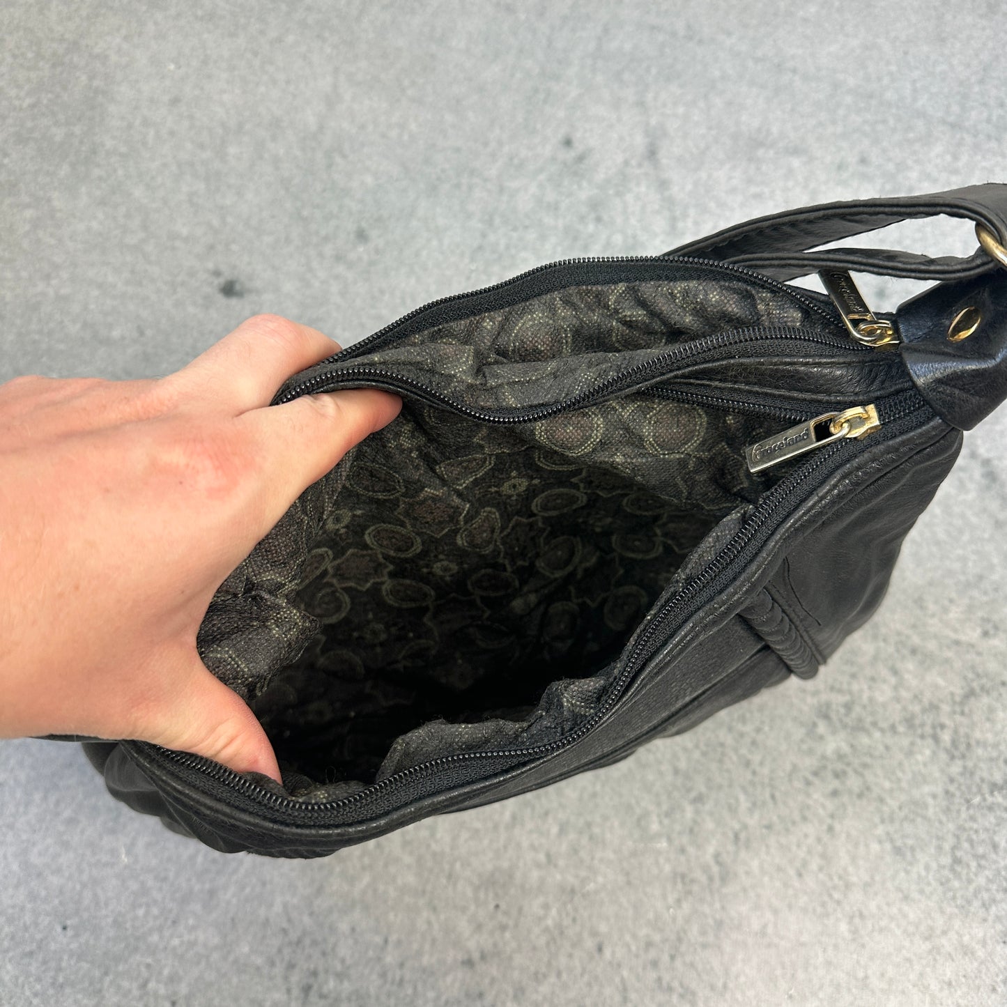 Schwarze Graceland Handtasche