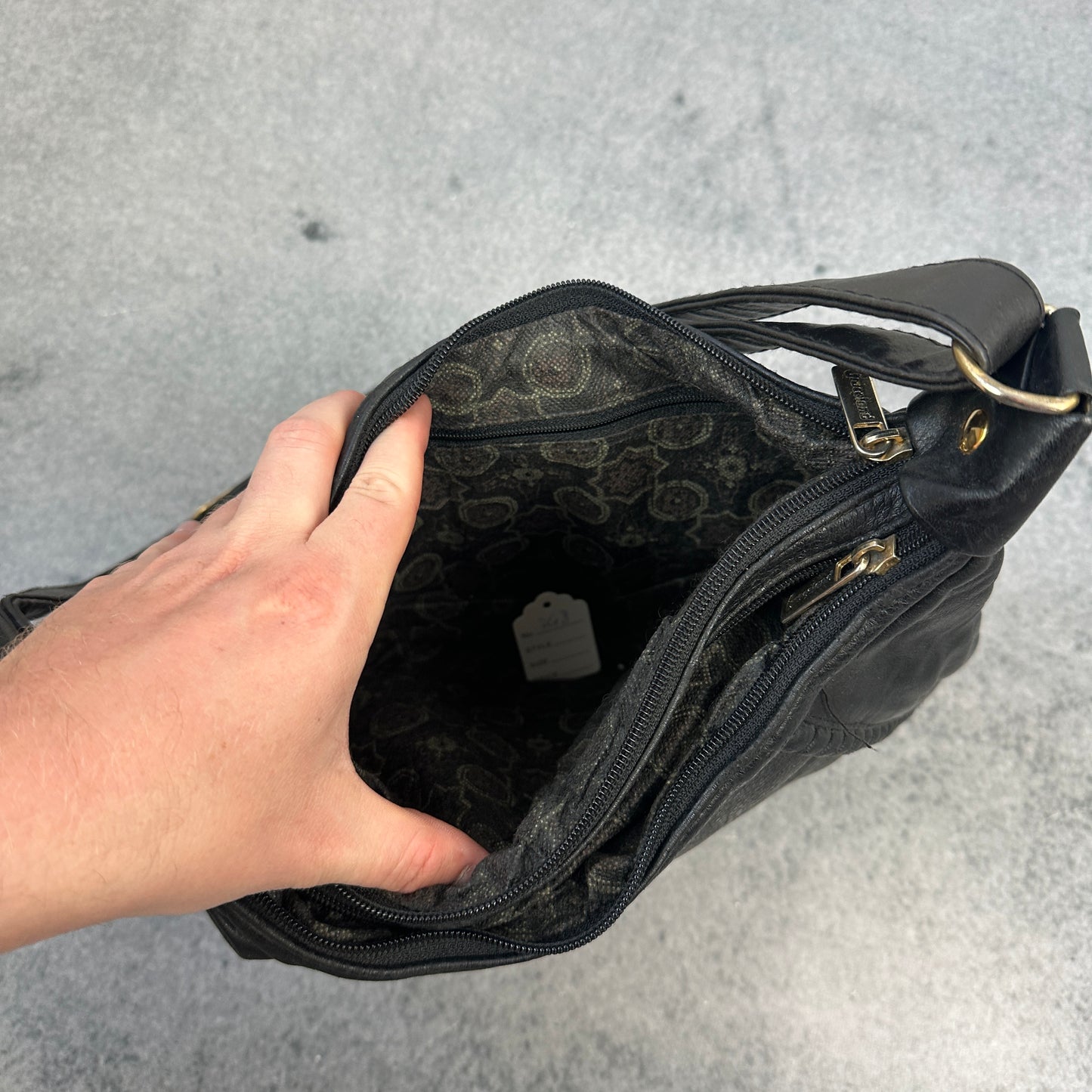 Schwarze Graceland Handtasche