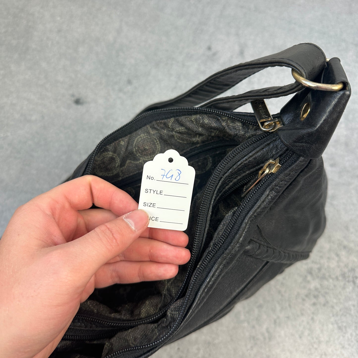 Schwarze Graceland Handtasche
