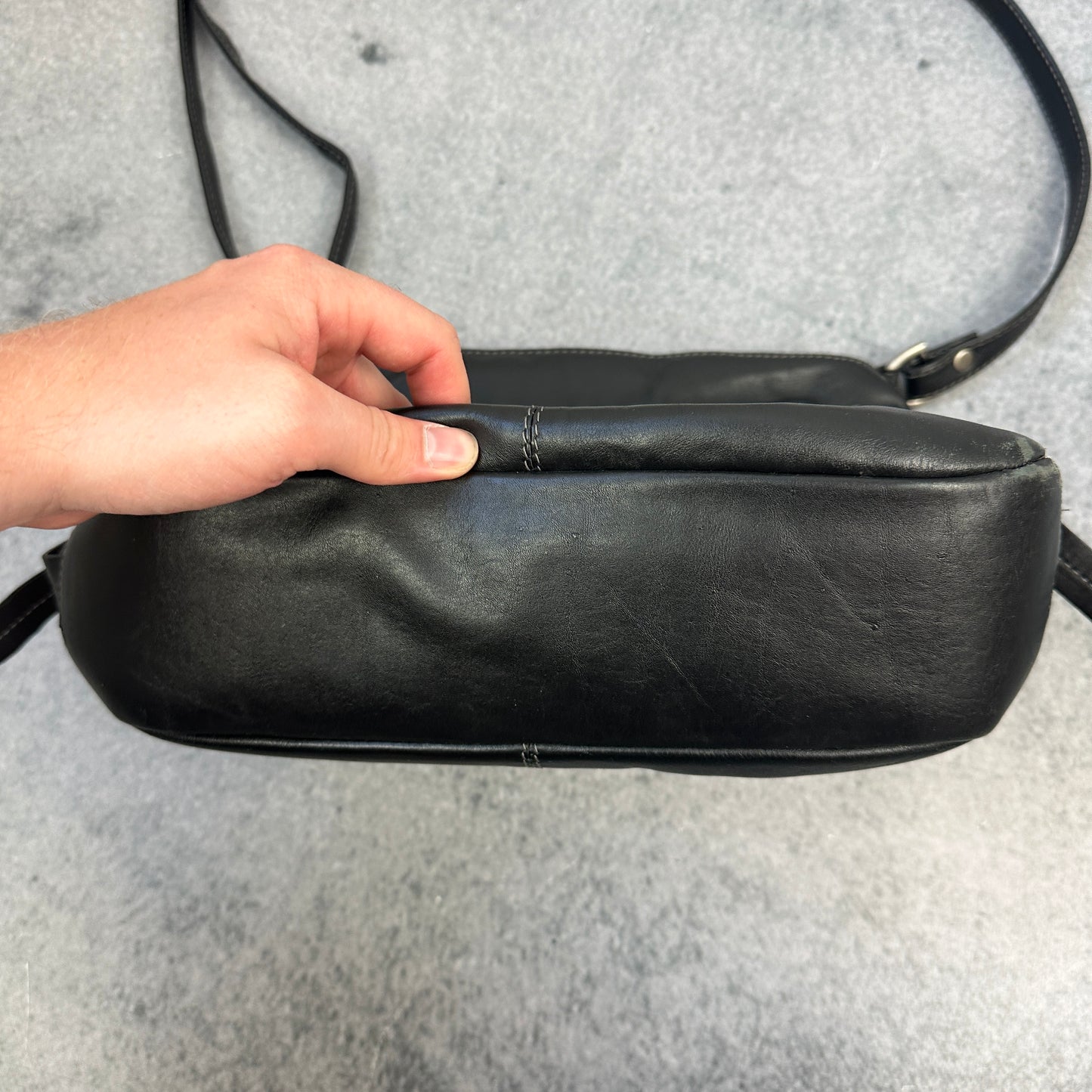 Schwarze Handtasche