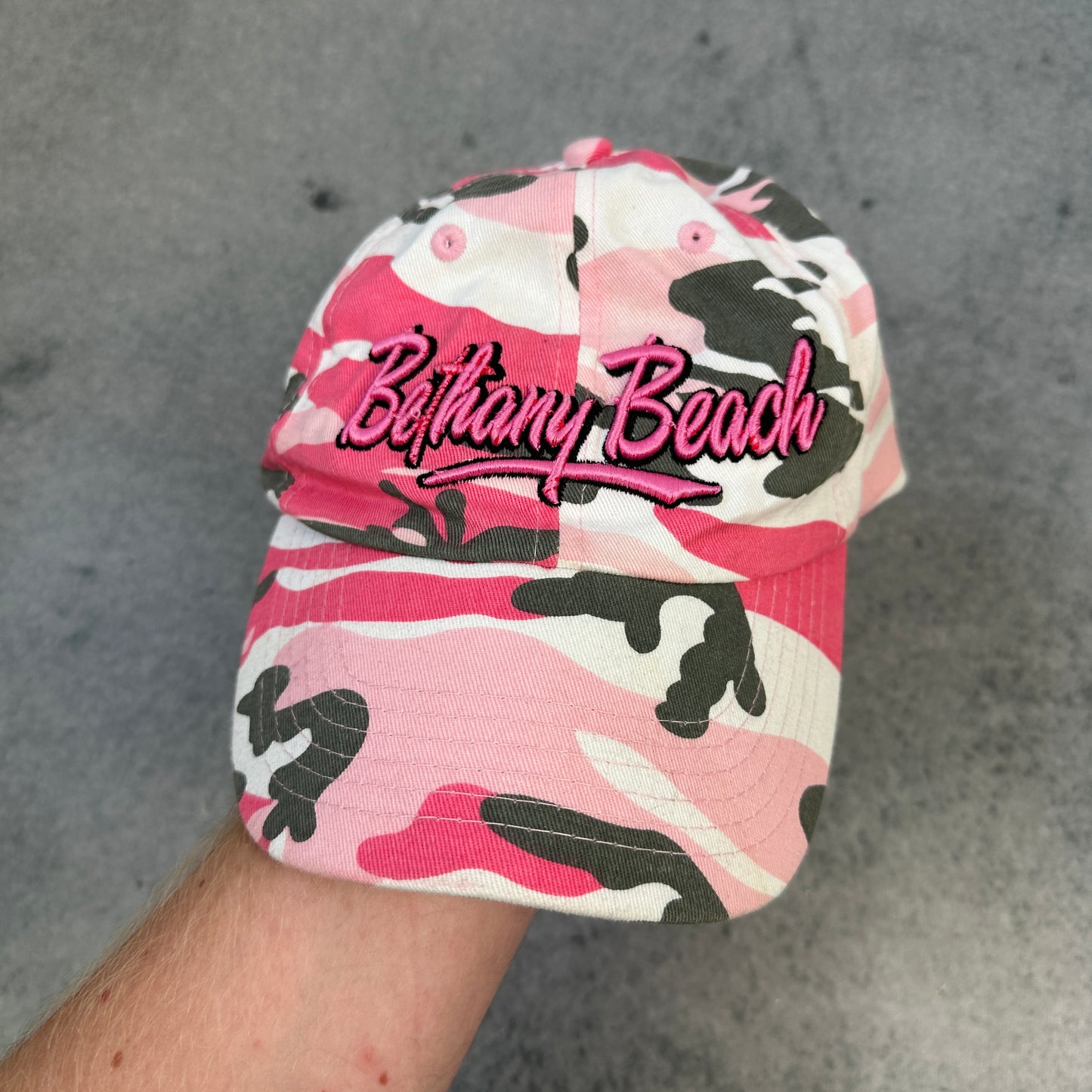 Bethany Beach Camo Cap
