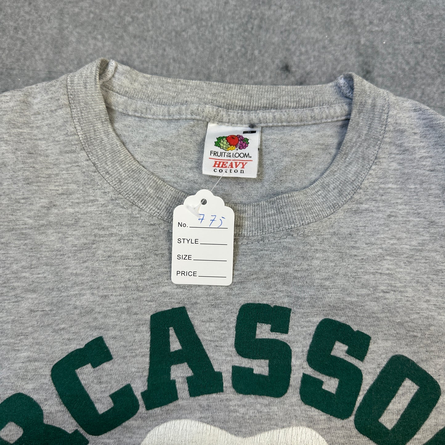 Vintage Carcassonne T-Shirt Grau (S)