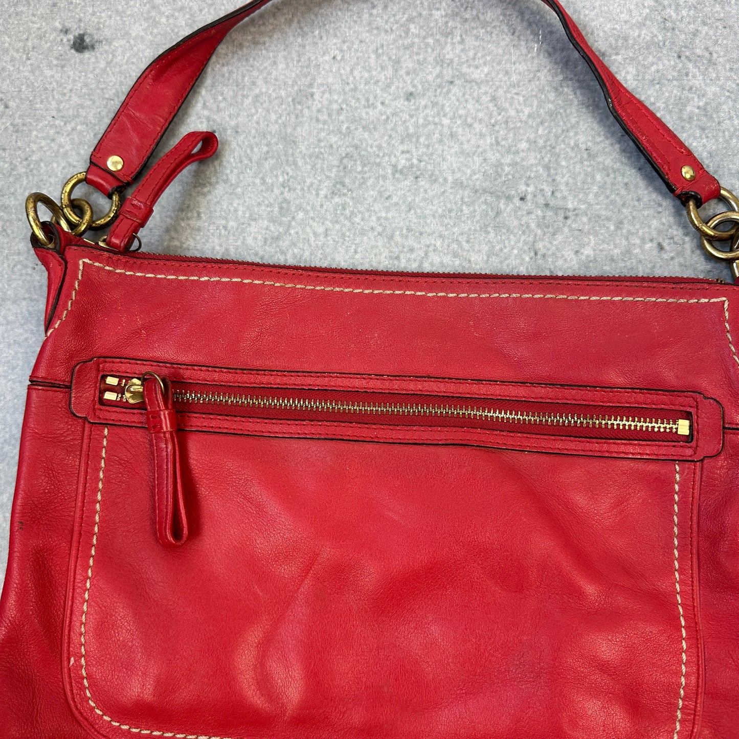 Vintage Coach Handtasche Rot