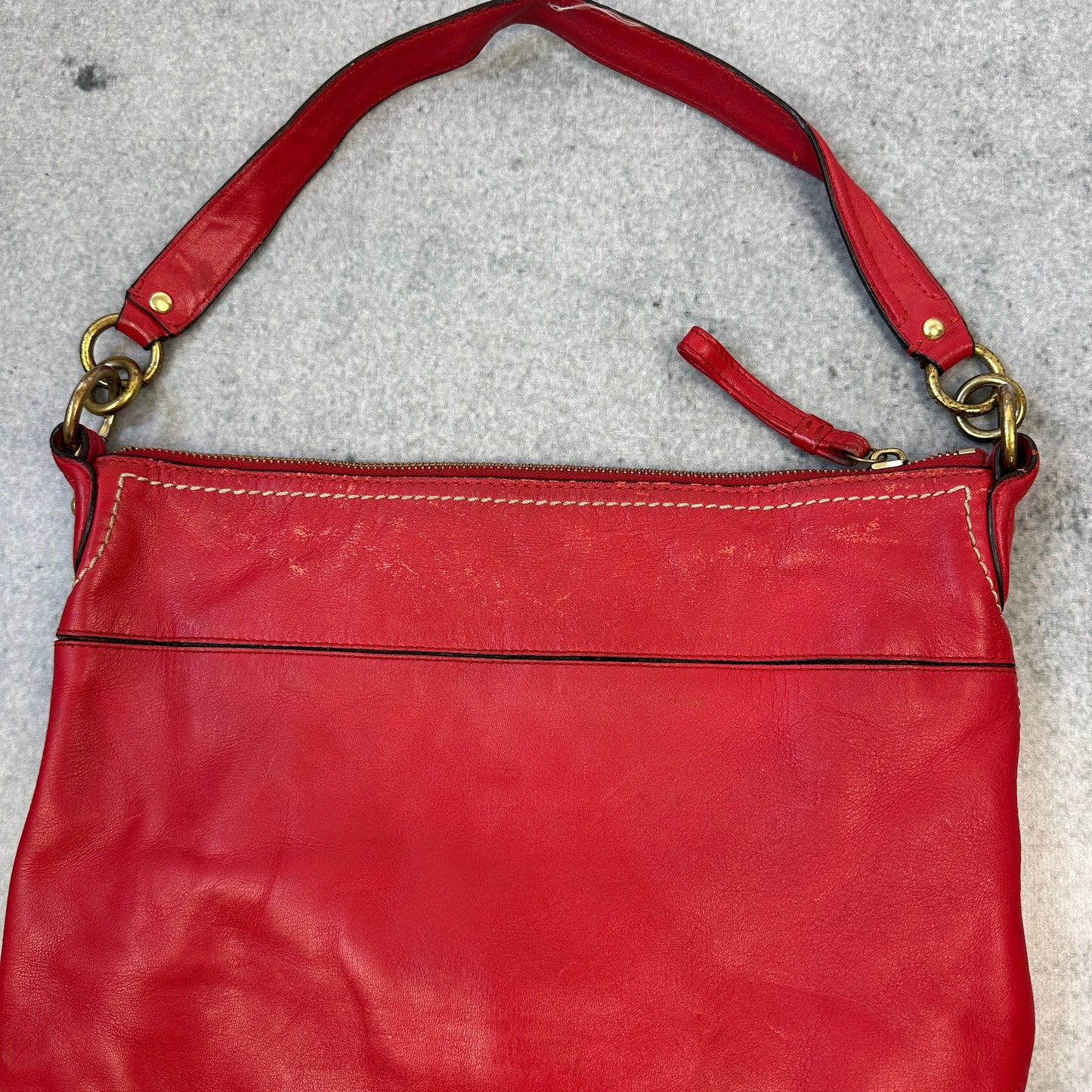 Vintage Coach Handtasche Rot