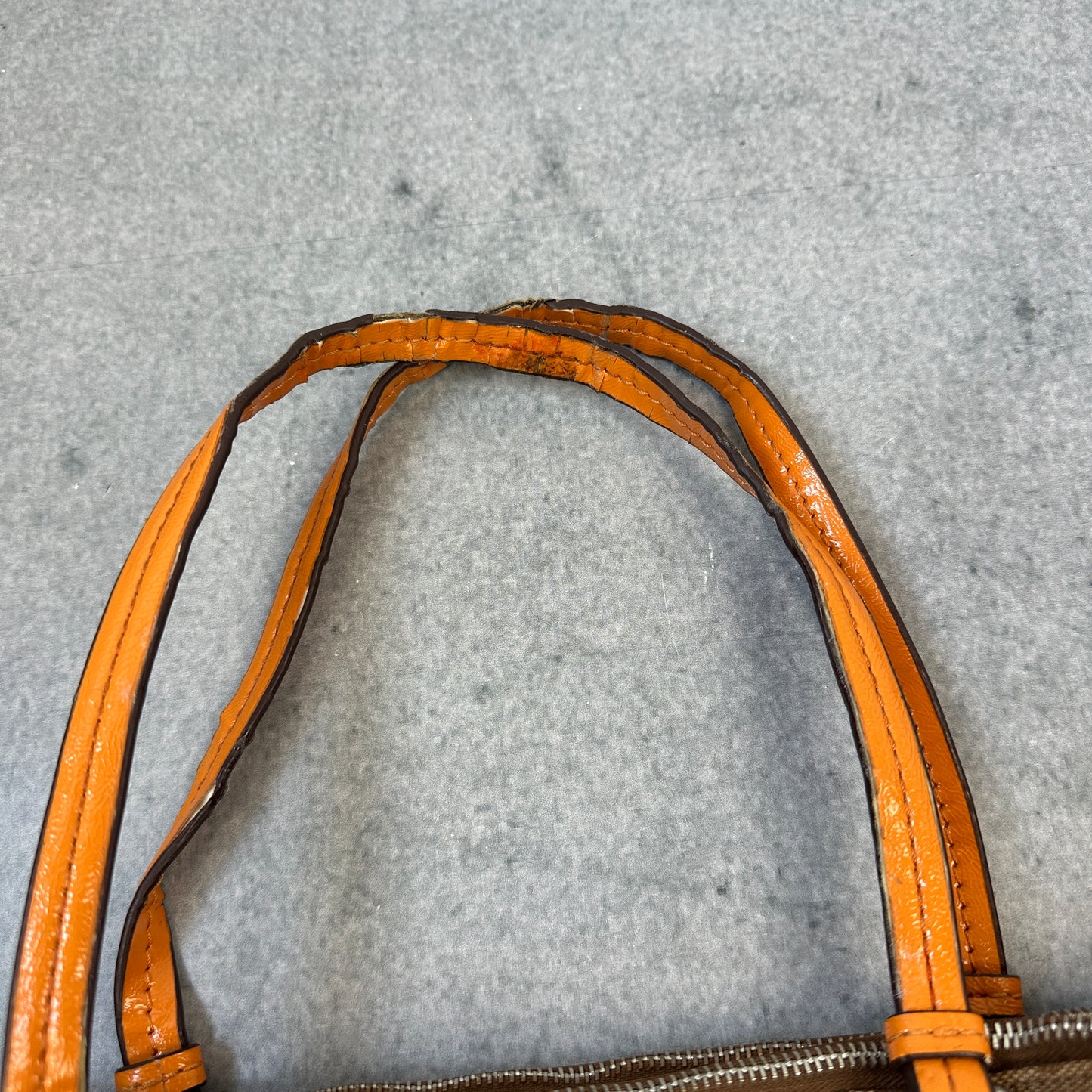 Vintage Coach Monogram Handtasche
