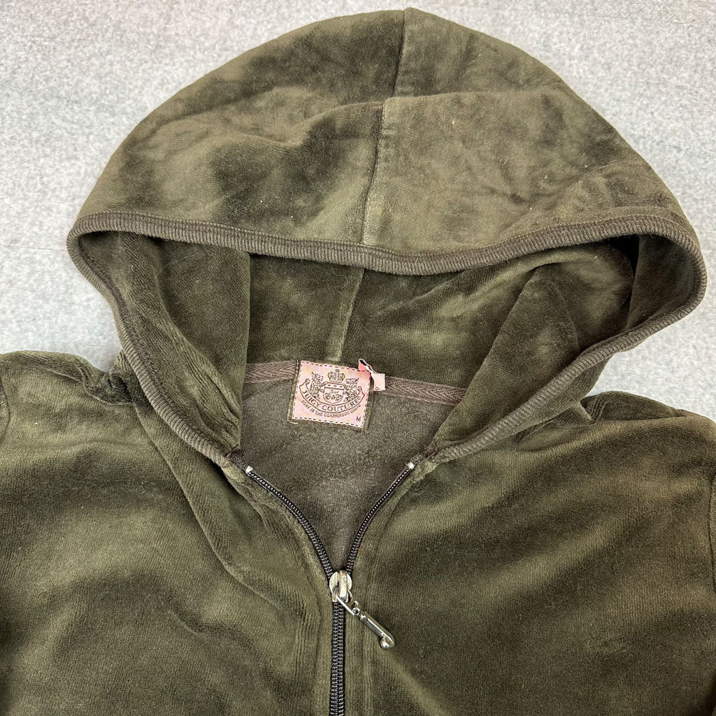 Y2K Juicy Couture Sweatjacke Grün (M)