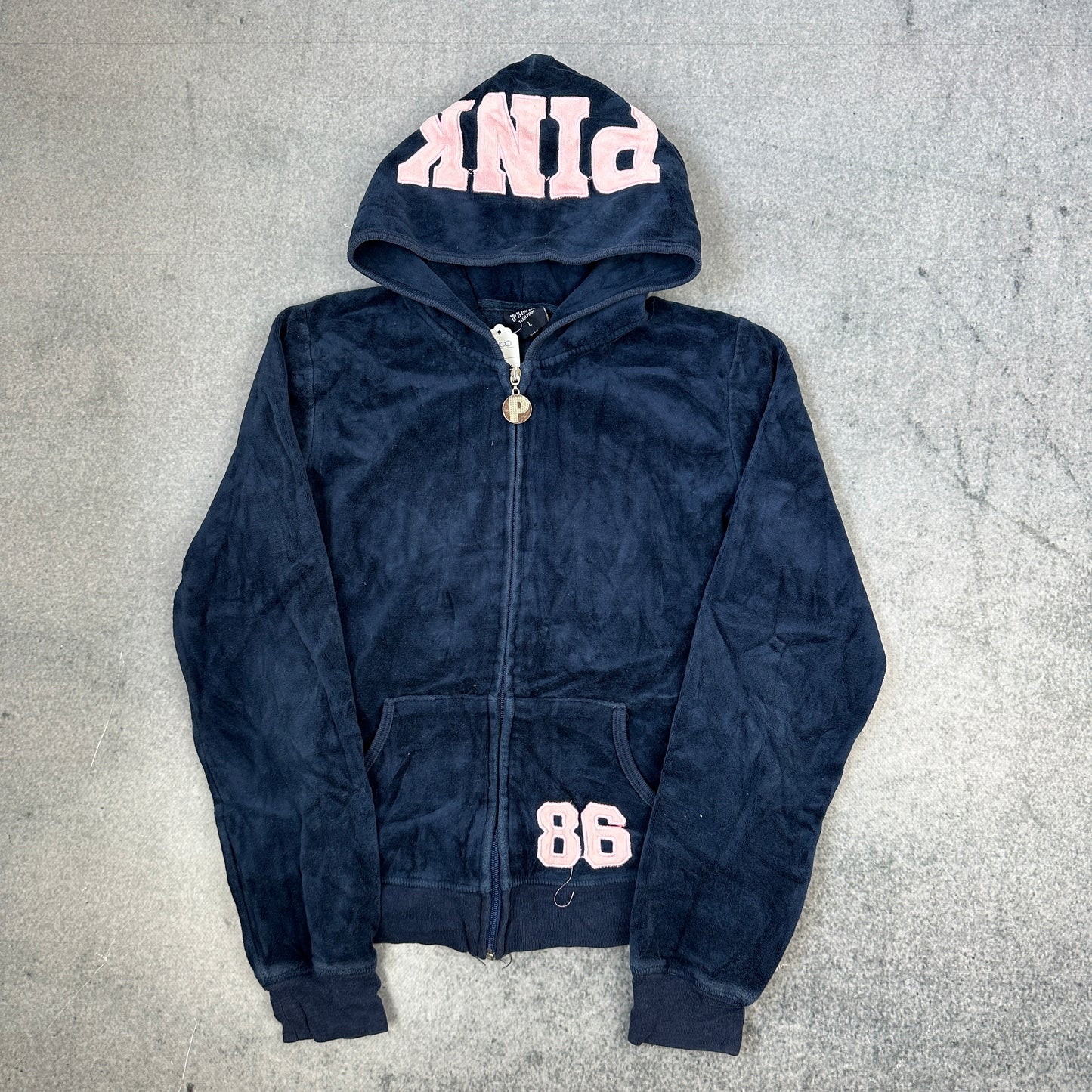 Victorias Secret Pink Hoodie Blau (L)