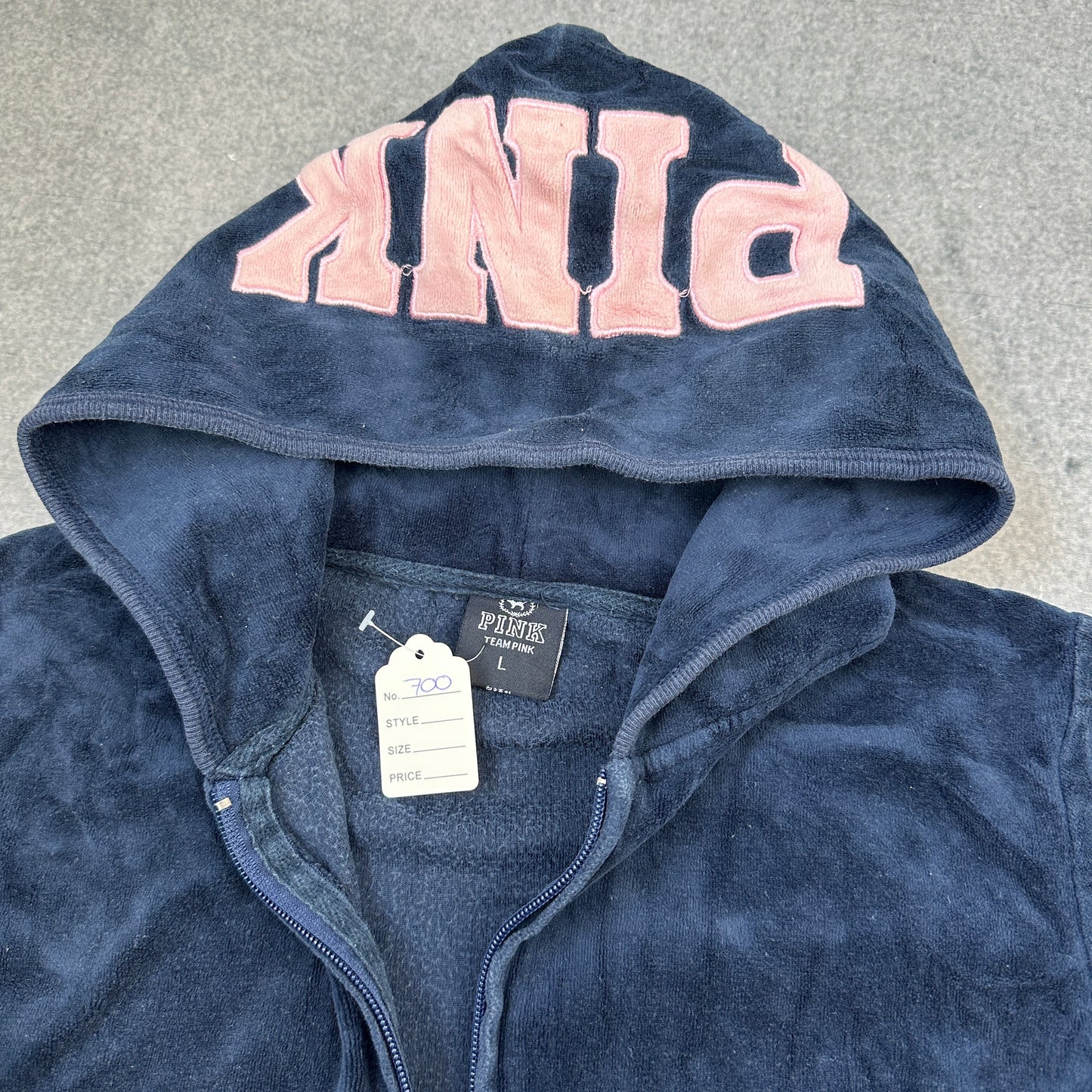 Victorias Secret Pink Hoodie Blau (L)