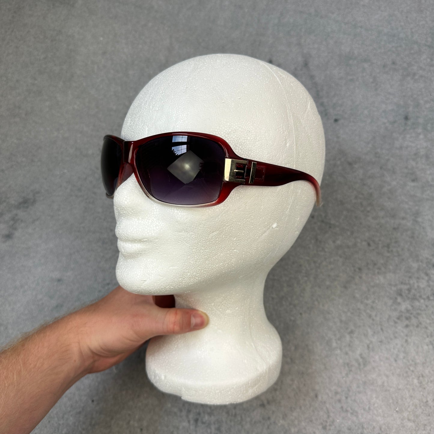 Sonnenbrille Rot Weiß