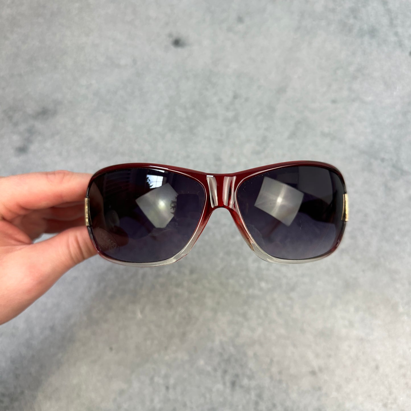 Sonnenbrille Rot Weiß
