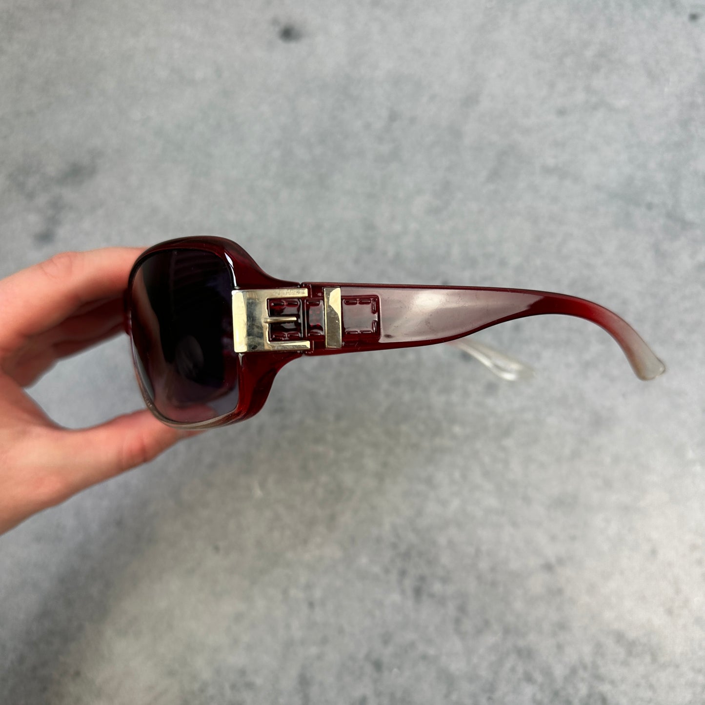 Sonnenbrille Rot Weiß