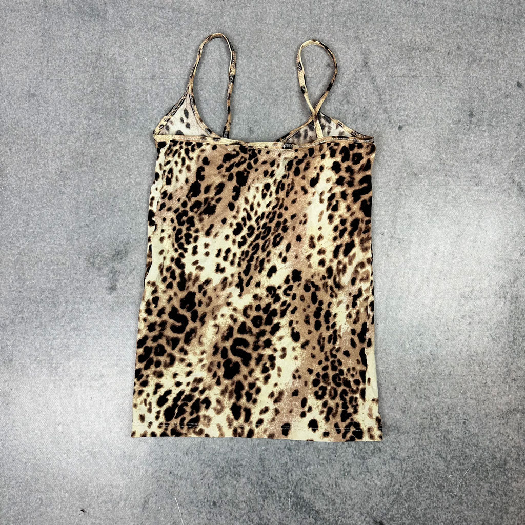 Y2K Leopard Print Cami – Sexy Animal Print Top | MANGO Suit (XS/S)