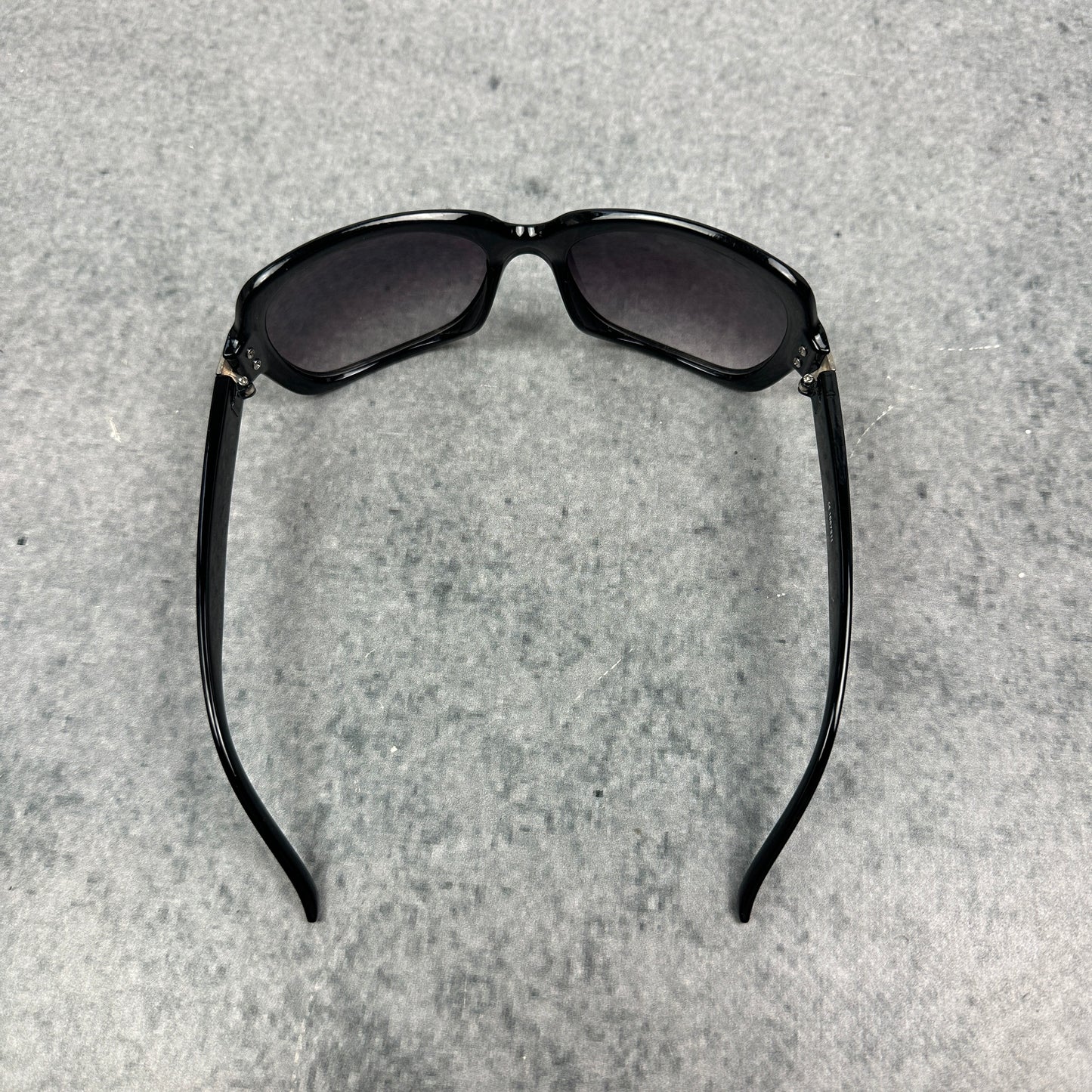 Y2K Style Sonnenbrille Schwarz