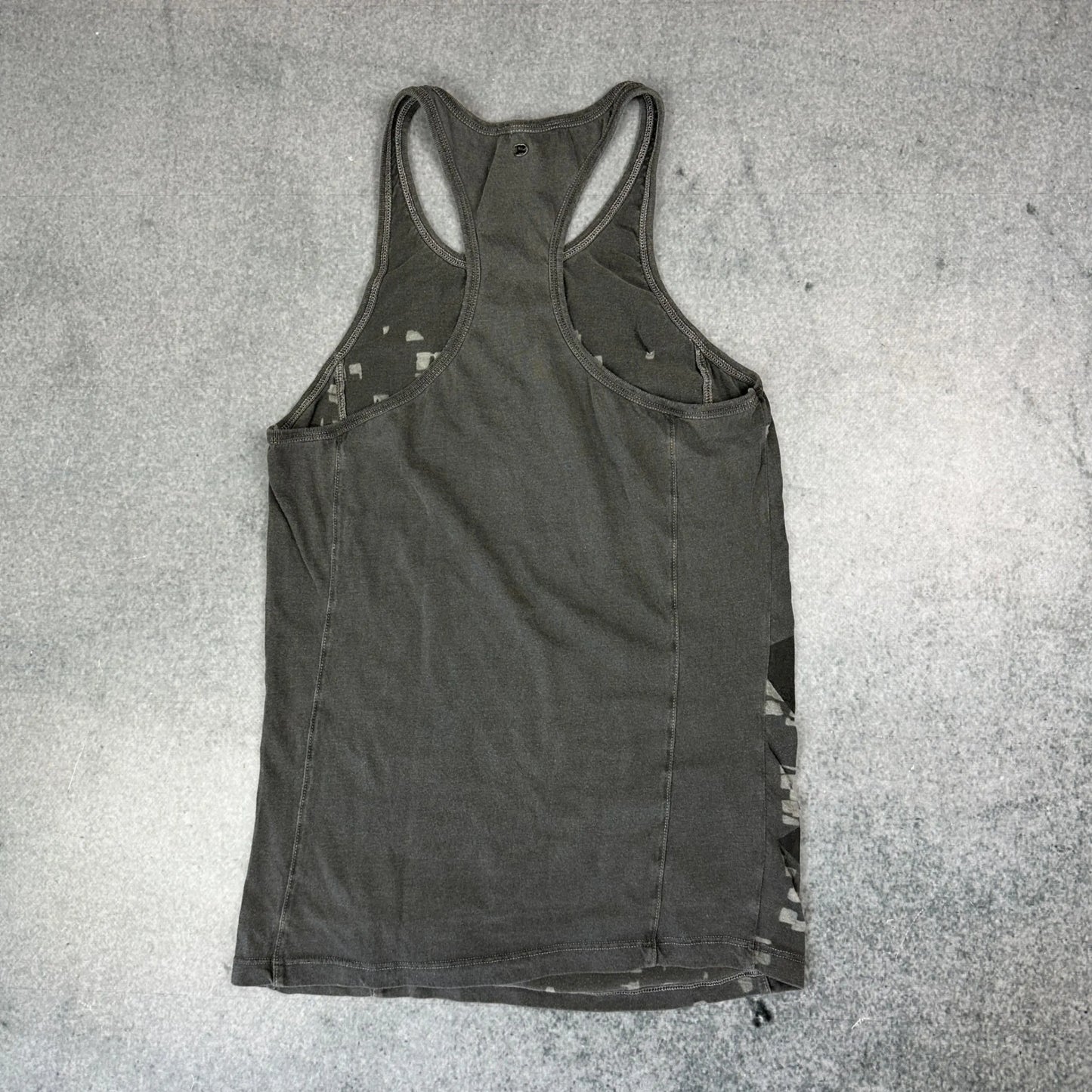 Vintage hommedelange Tanktop Grau XXS