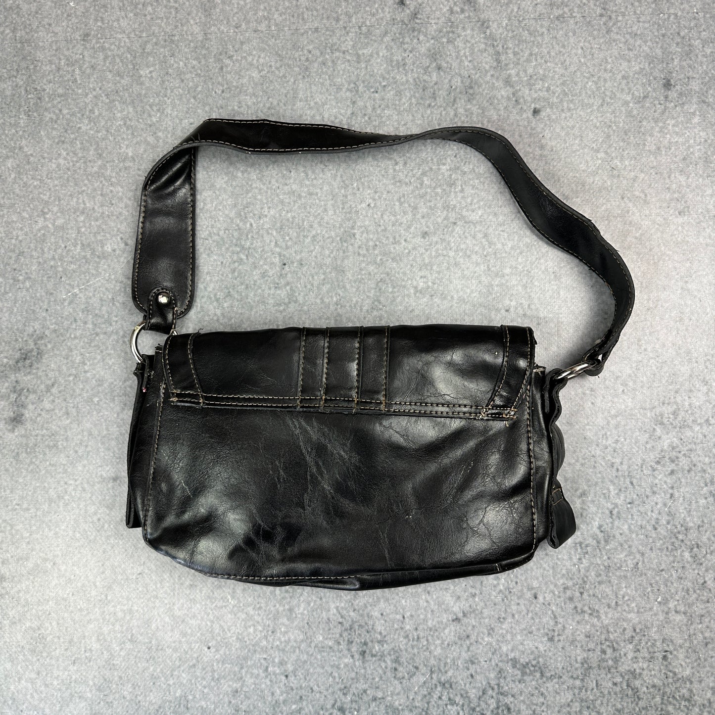 Y2K Mondani New York Handtasche Schwarz