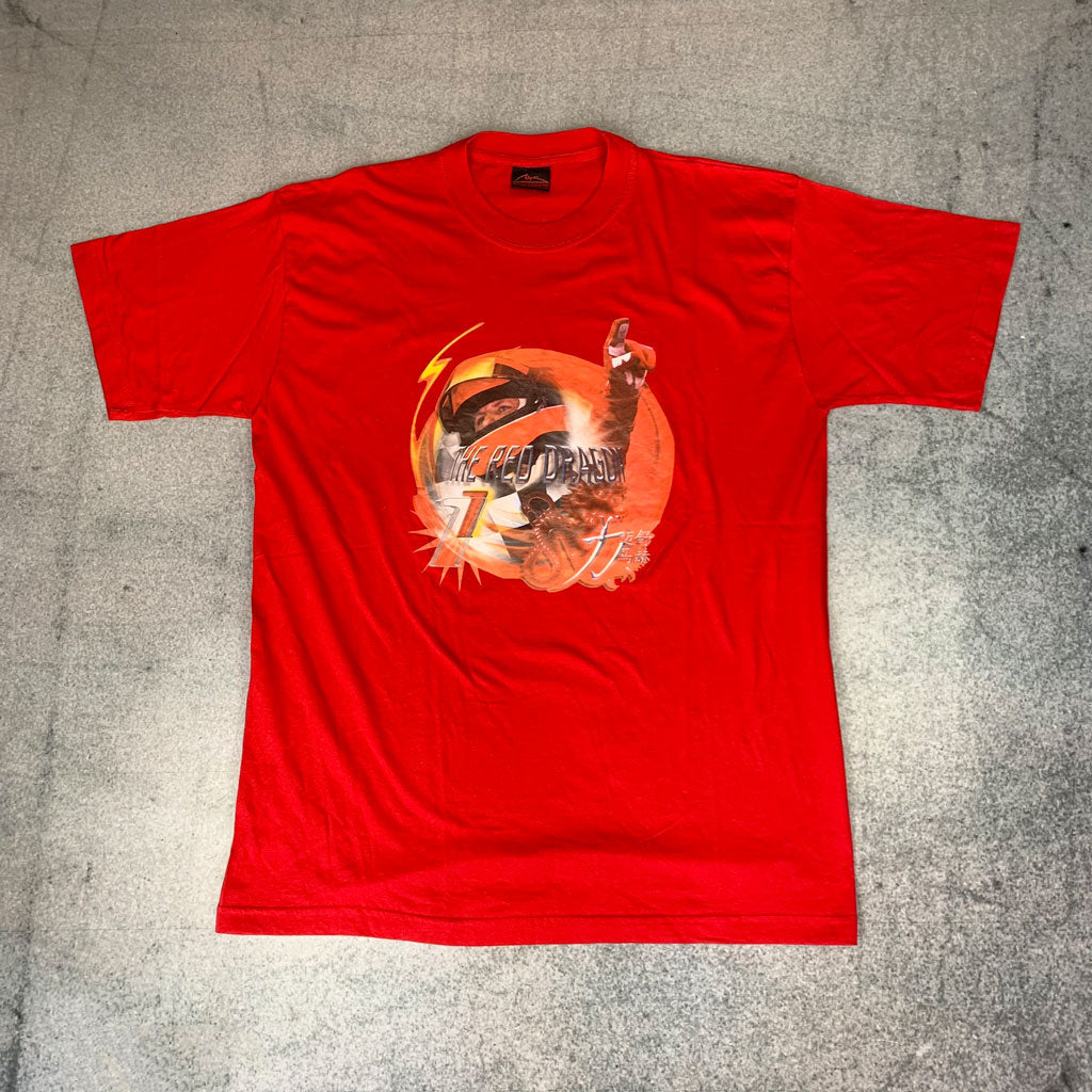 Vintage Michael Schumacher The Red Dragon T-Shirt Rot (XL)