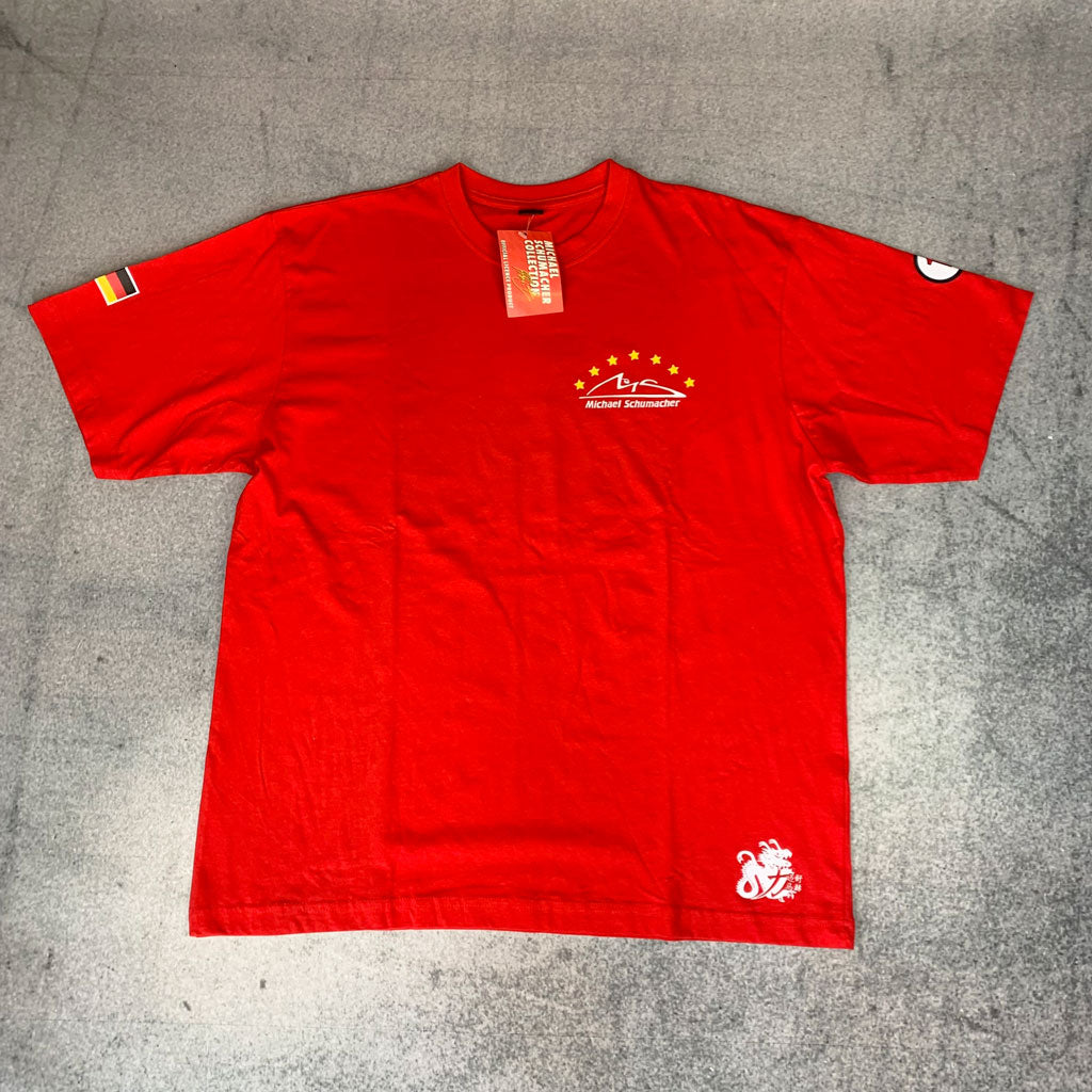 Vintage Deadstock Michael Schumacher Collection T-Shirt Rot (XL)
