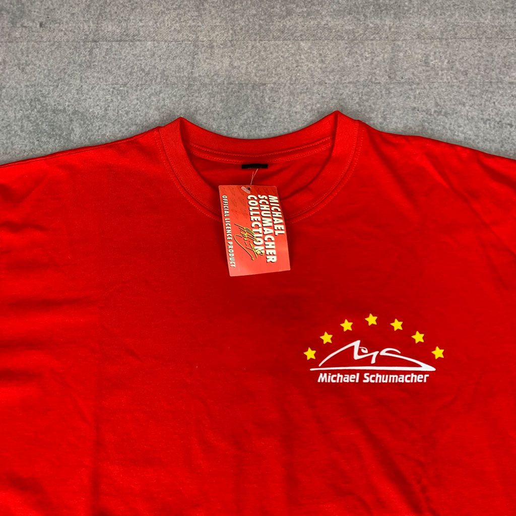 Vintage Deadstock Michael Schumacher Collection T-Shirt Rot (XL)