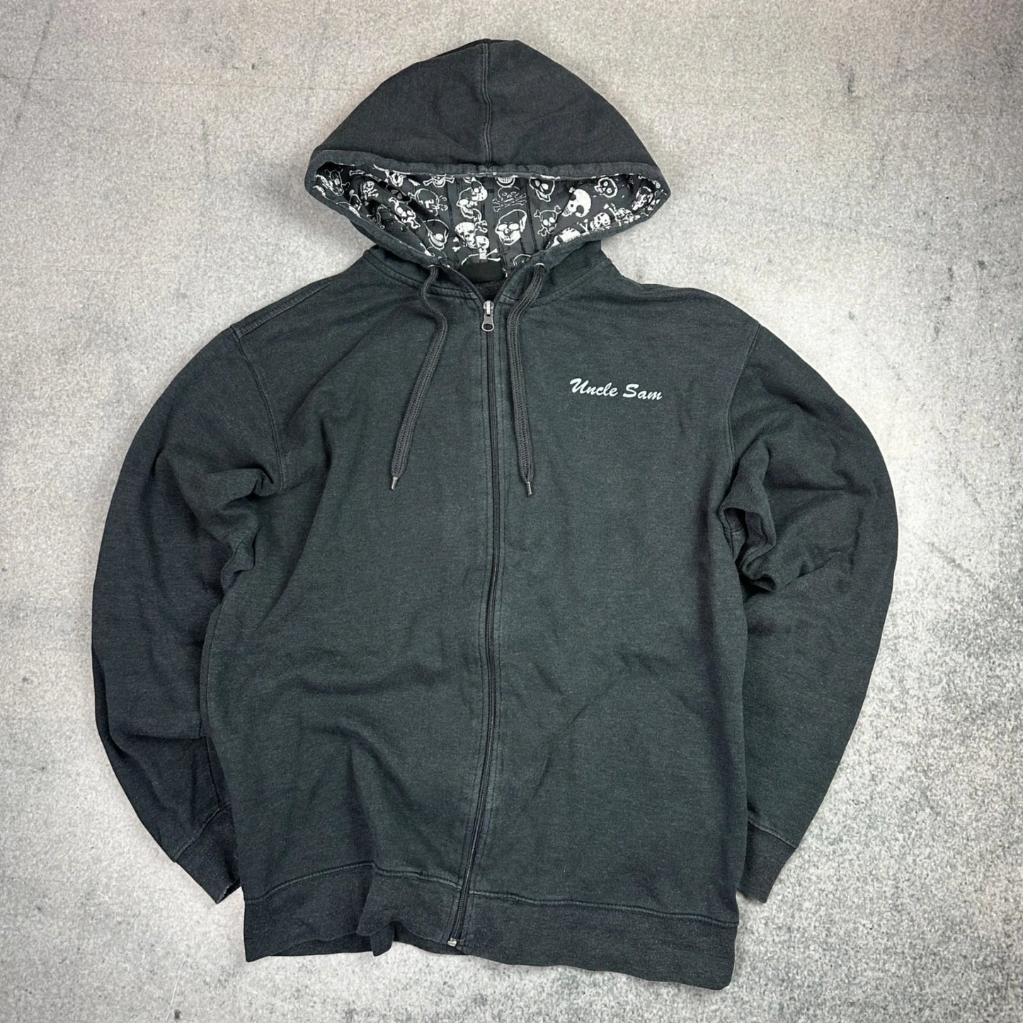 Vintage Zip-Jacke Grau (S)
