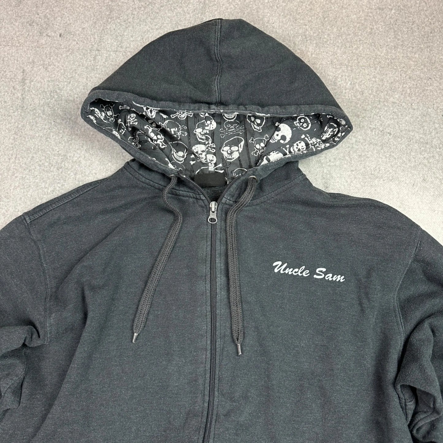 Vintage Zip-Jacke Grau (S)