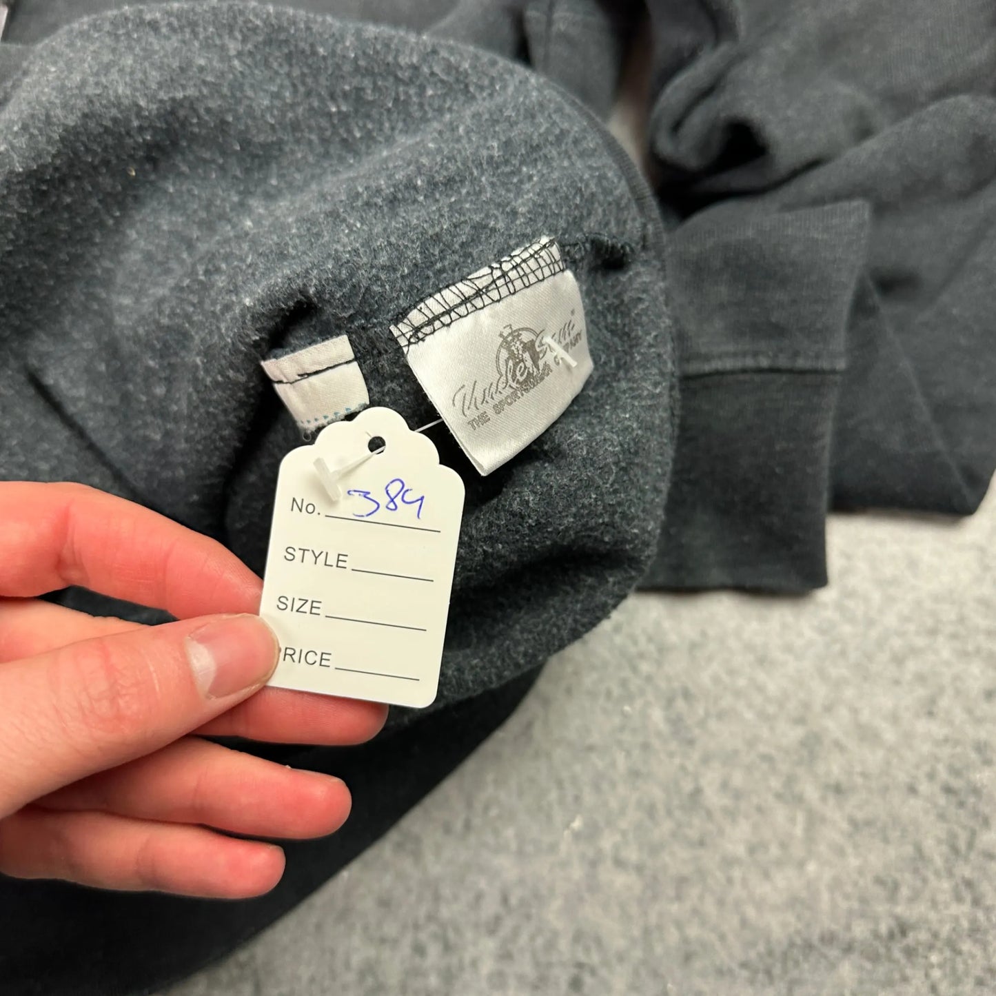 Vintage Zip-Jacke Grau (S)