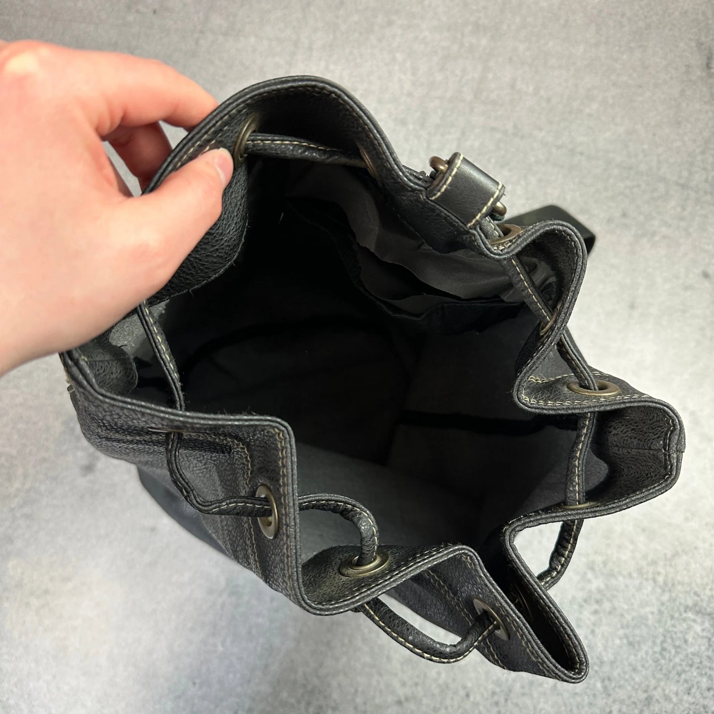 Vintage Tasche Schwarz ()