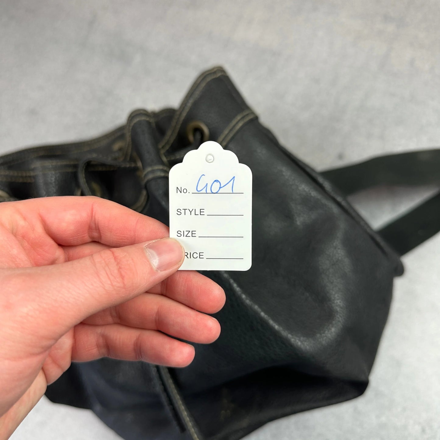 Vintage Tasche Schwarz ()