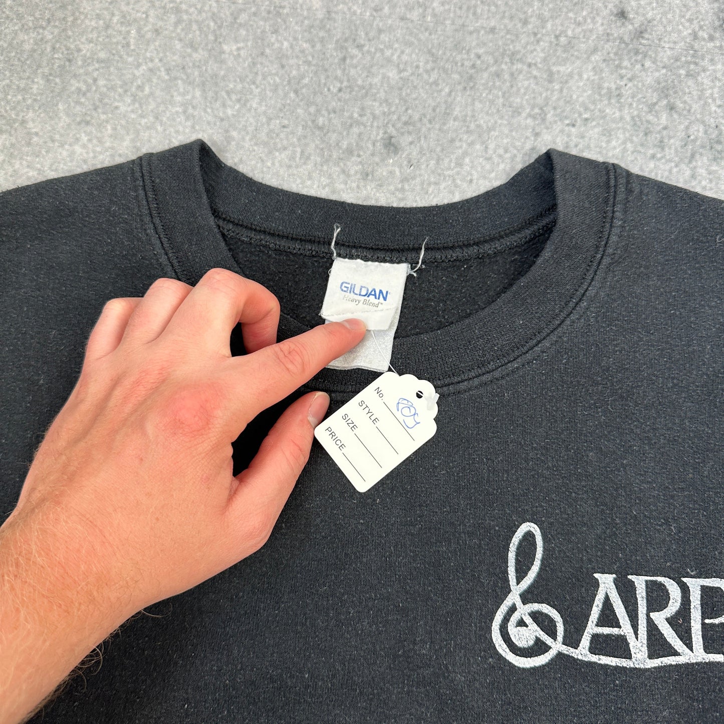 ARP Synthesizer Gildan Sweater Schwarz (L-XL)