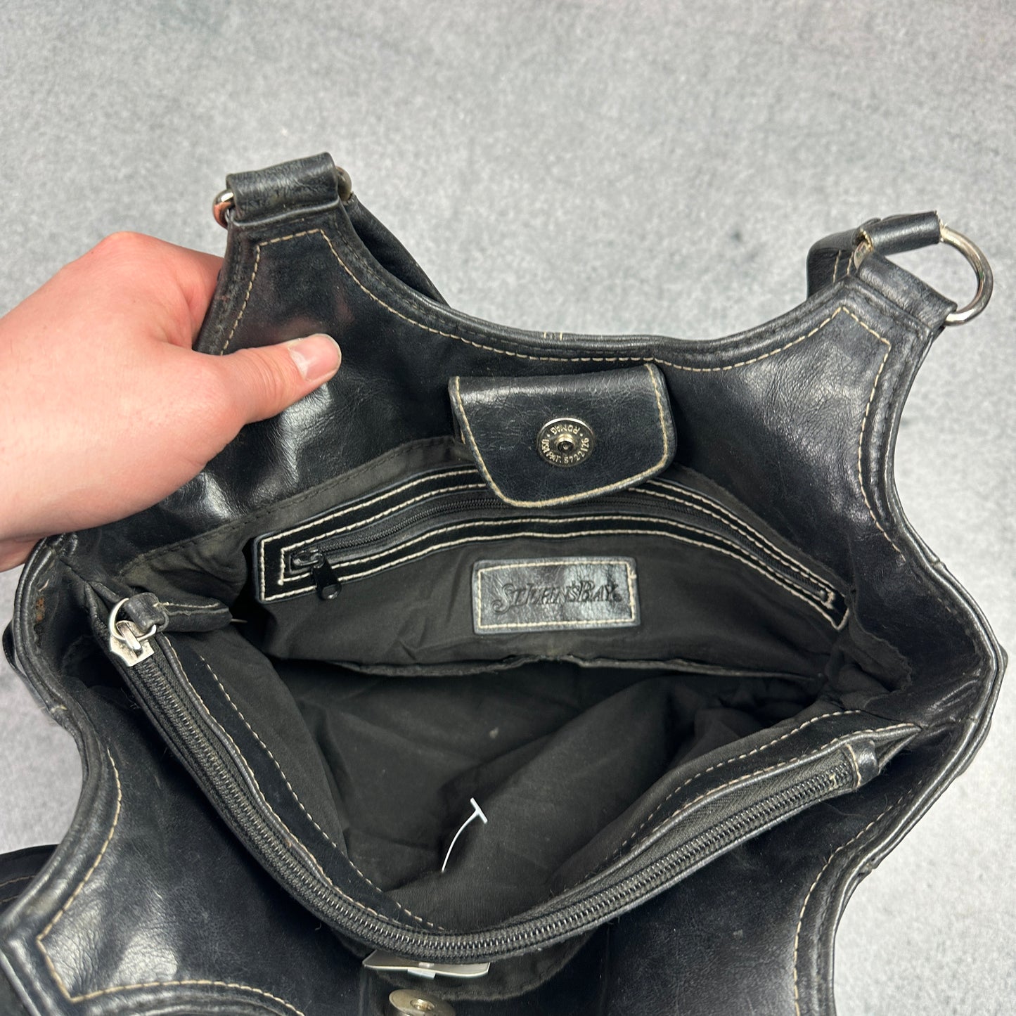 Y2K Handtasche Schwarz