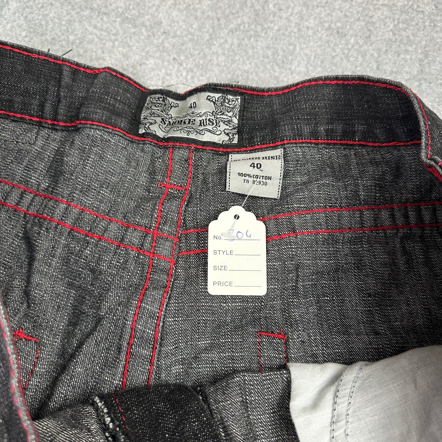 Vintage Smoke Rose Baggy Shorts / Jorts (40)